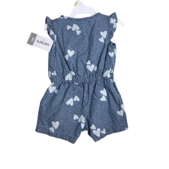NWT Carter's Romper - Heart Pattern - Picture 8 of 8